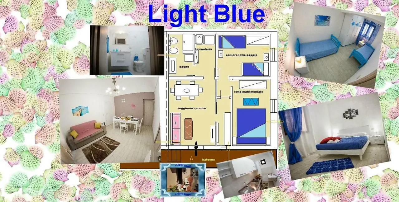 アパート バレストラーテLight Blueアパートメント